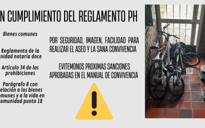 EN CUMPLIMIENTO DEL REGLAMENTO PH