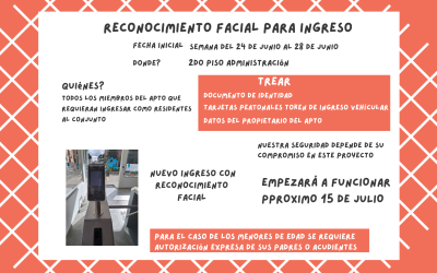 Reconocimiento facial para ingreso