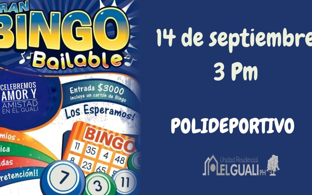 BINGO 14 DE SEPTIEMBRE
